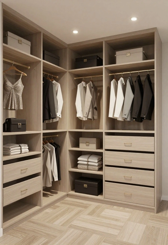 12 Small Closet Organization Ideas That Save Space 12. Custom Closet Solutions 0