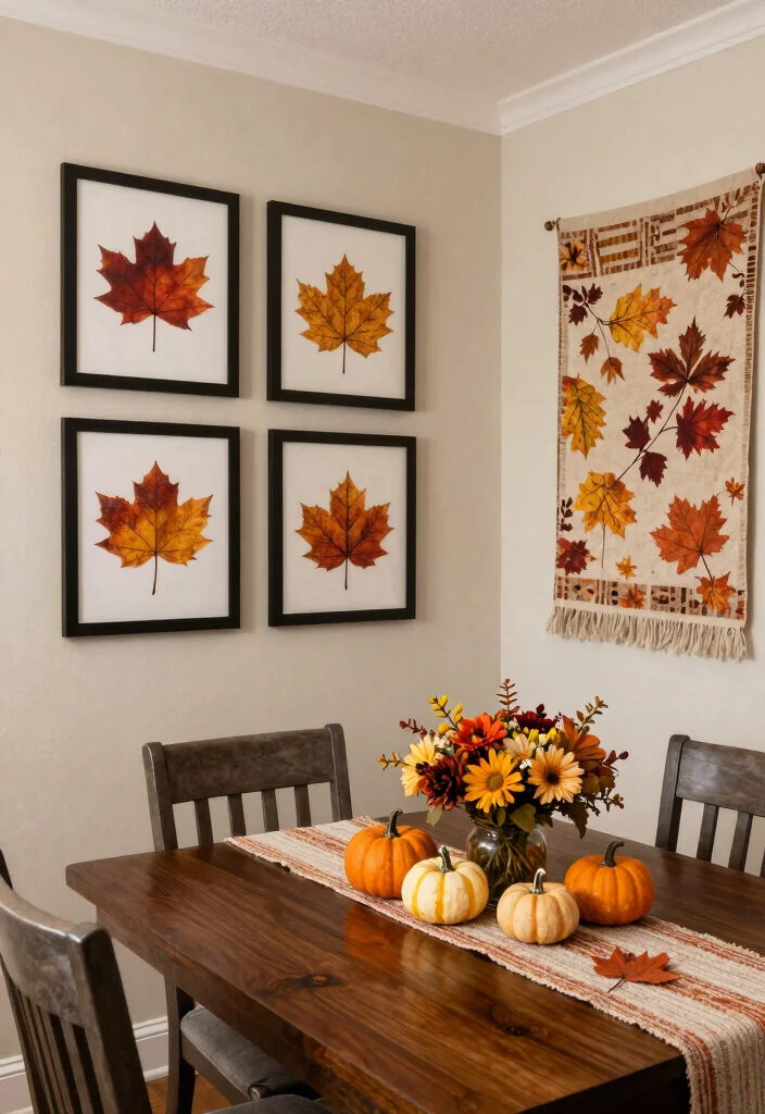 12 Small Dining Room Wall Decor Ideas That Add Style 12. Seasonal Decor Switch ups 0