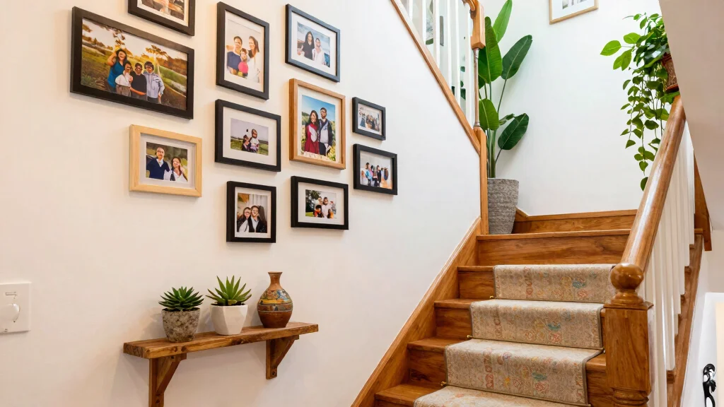 12 Staircase Wall Decor Ideas That Use Vertical Space