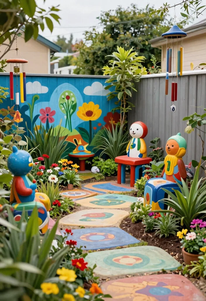 12 Texas Backyard Ideas Designed for Heat and Entertaining 12. Transform with Outdoor Art 0