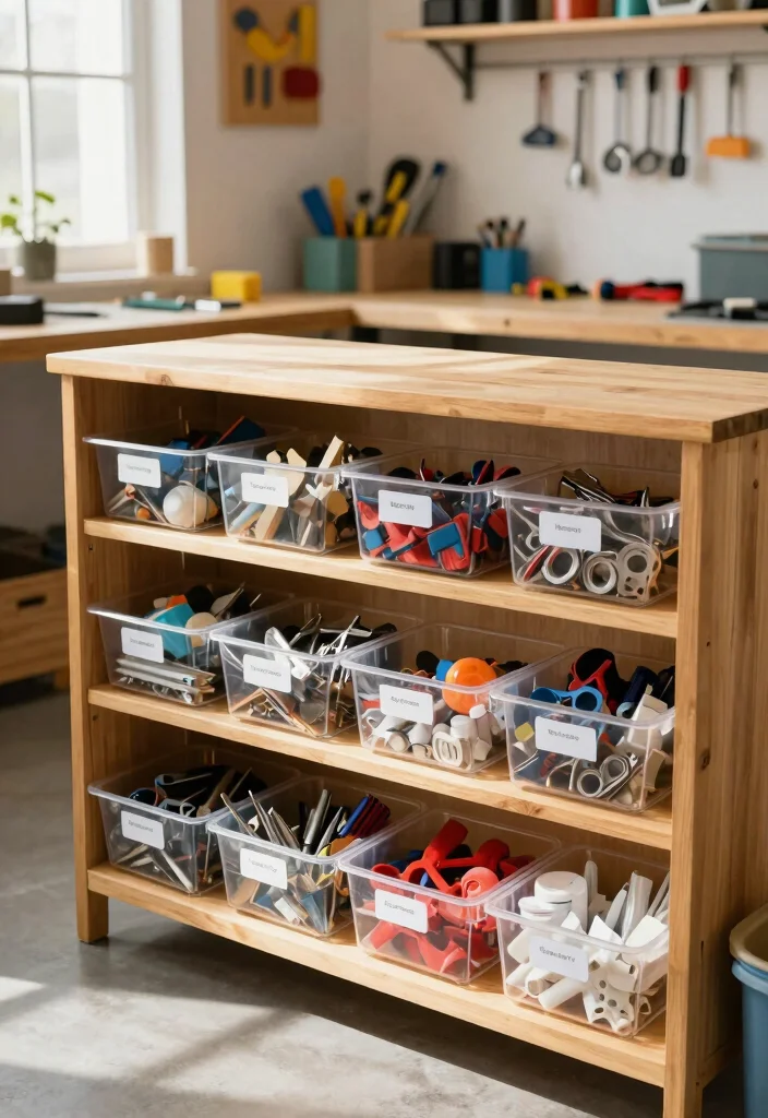 12 Toolbox Organization Ideas to Keep Tools Easy to Find 4. Clear Bins for Visibility 0