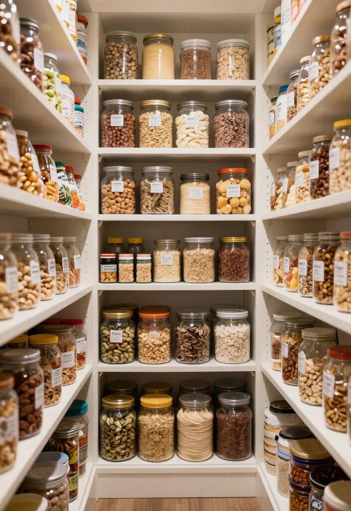 12 Walk In Pantry Organization Ideas for Everyday Use 10. Seasonal Rotation of Foods 0
