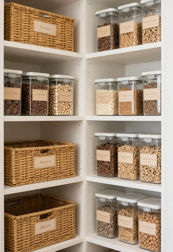12 Walk In Pantry Organization Ideas for Everyday Use 6. Labeling Systems for Everything 0