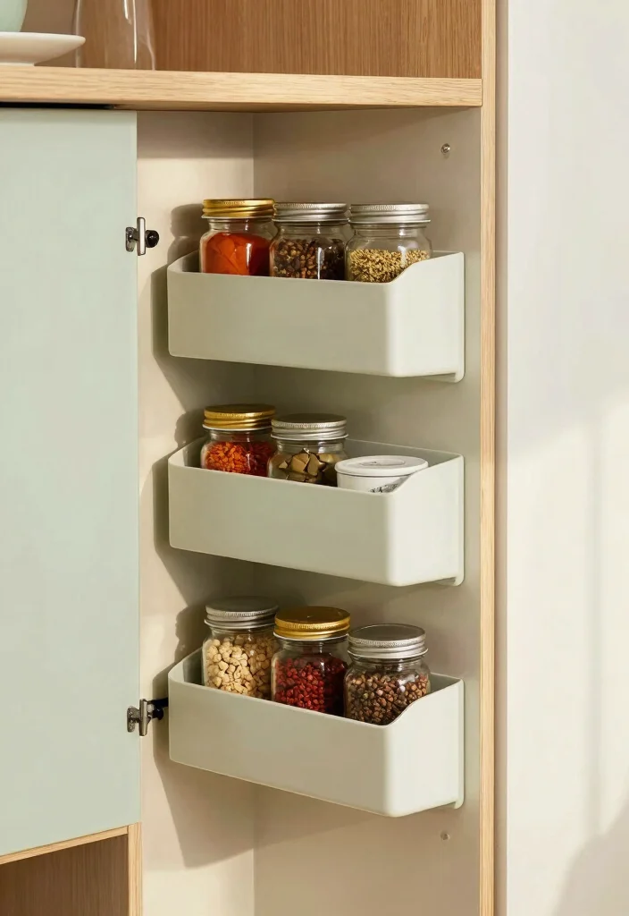 12 Walk In Pantry Organization Ideas for Everyday Use 8. Utilize Door Space for Extra Storage 0