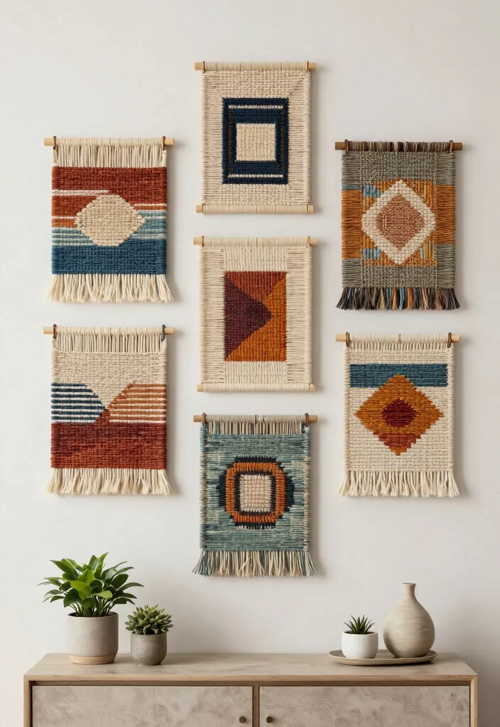 12 Wall Hanging Decor Ideas for Vertical Styling 2. Woven Wall Art 0