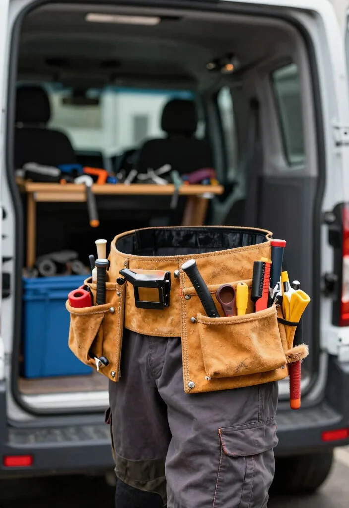 12 Work Van Organization Ideas for On the Job Efficiency 34 12 Work Van Organization Ideas for Efficiency on the Job 4. Tool Belts and Pouches 0