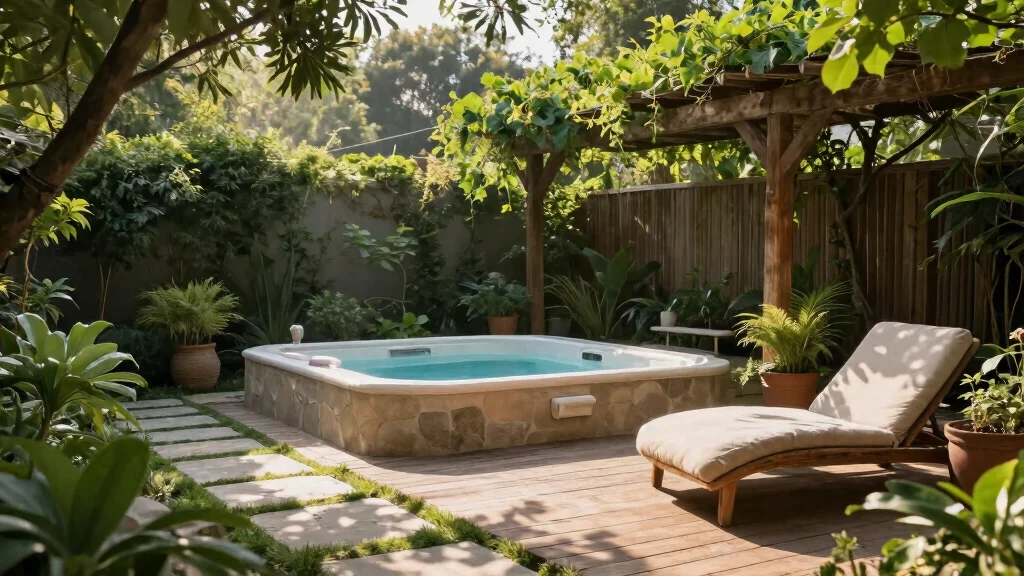 14 Backyard Jacuzzi Patio Ideas for Luxury at Home
