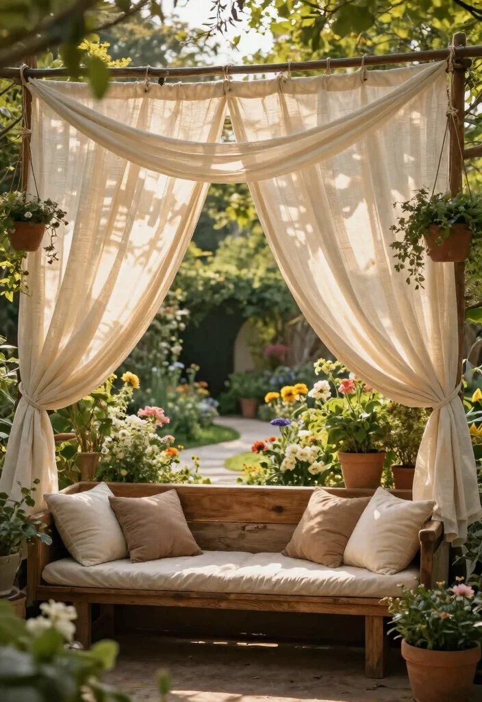 14 Backyard Shade Ideas to Stay Cool and Comfortable 3. Garden Canopies 0
