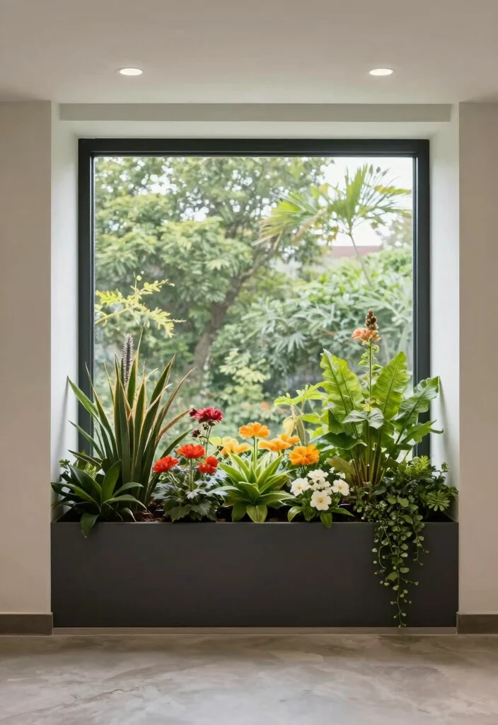 14 Basement Egress Window Ideas for Added Safety and Natural Light 52 14 Basement Egress Window Ideas for Safety and Light 12. Utilize Built In Planters 0