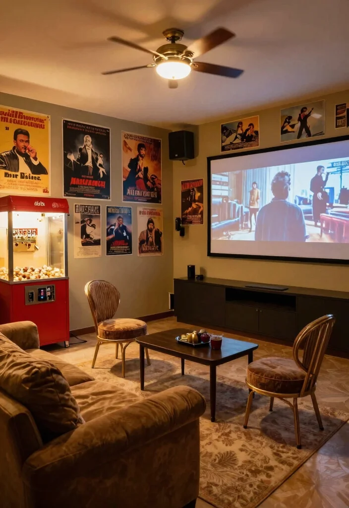 14 Basement Media Room Ideas for Movies and Gaming 4. Themed Entertainment Spaces 0