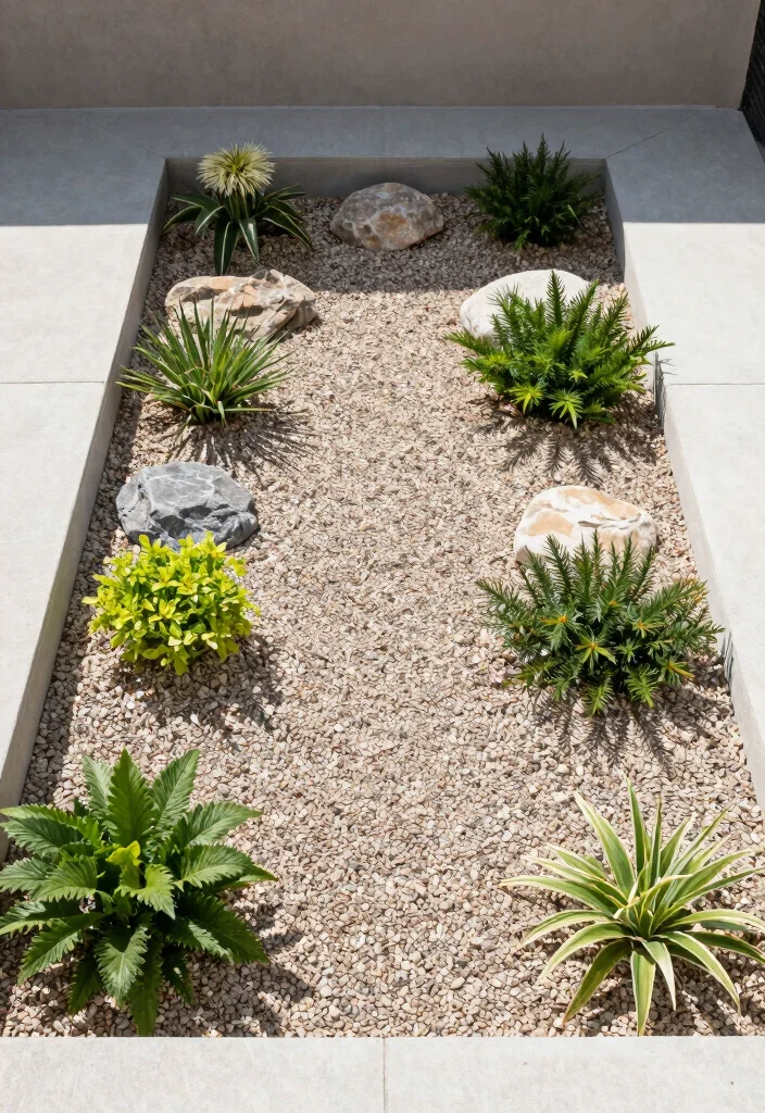 14 Basement Window Well Ideas That Bring in Light and Style 10. Decorative Gravel and Sand 0