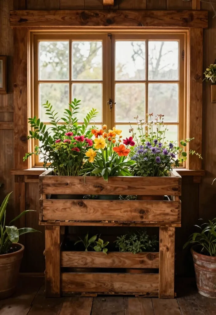 14 Basement Window Well Ideas That Bring in Light and Style 11. Rustic Wood Accents 0