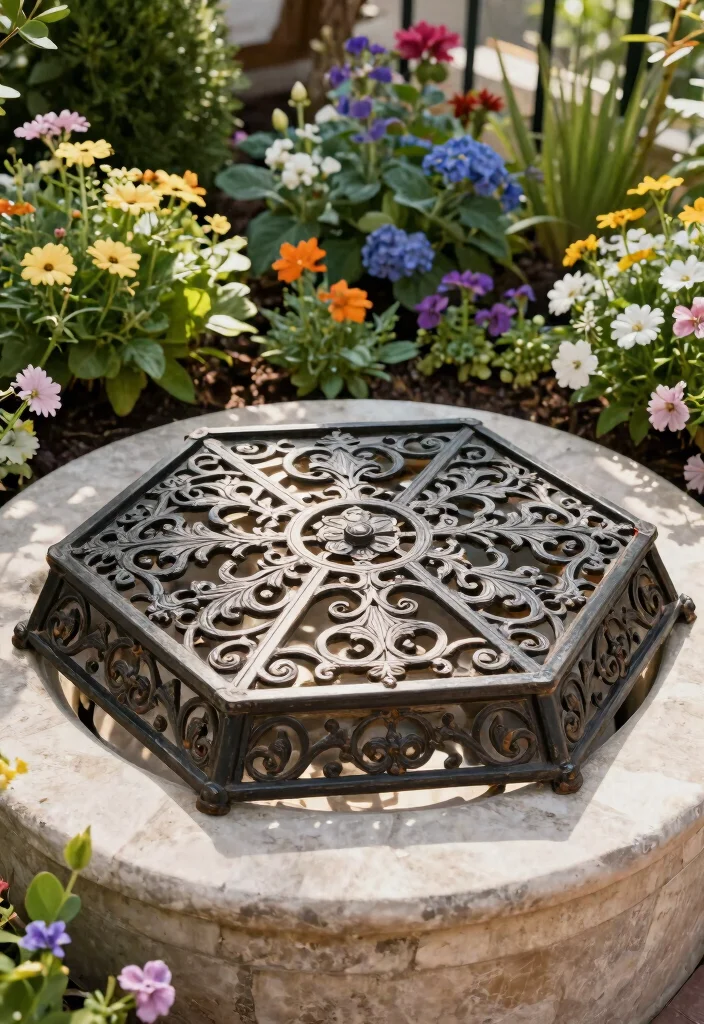 14 Basement Window Well Ideas That Bring in Light and Style 2. Decorative Window Well Covers 0