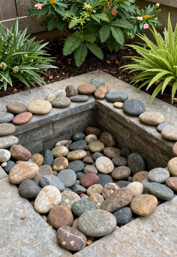 14 Basement Window Well Ideas That Bring in Light and Style 3. Stylish Stone Borders 0