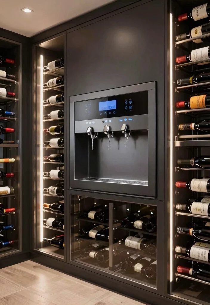 14 Basement Wine Cellar Ideas for Storage and Style 12. Innovative Wine Dispensing Systems 0