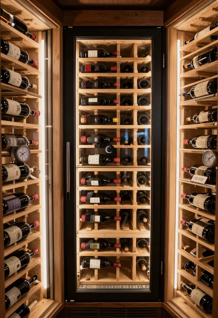 14 Basement Wine Cellar Ideas for Storage and Style 8. Climate Controlled Wine Cellar 0