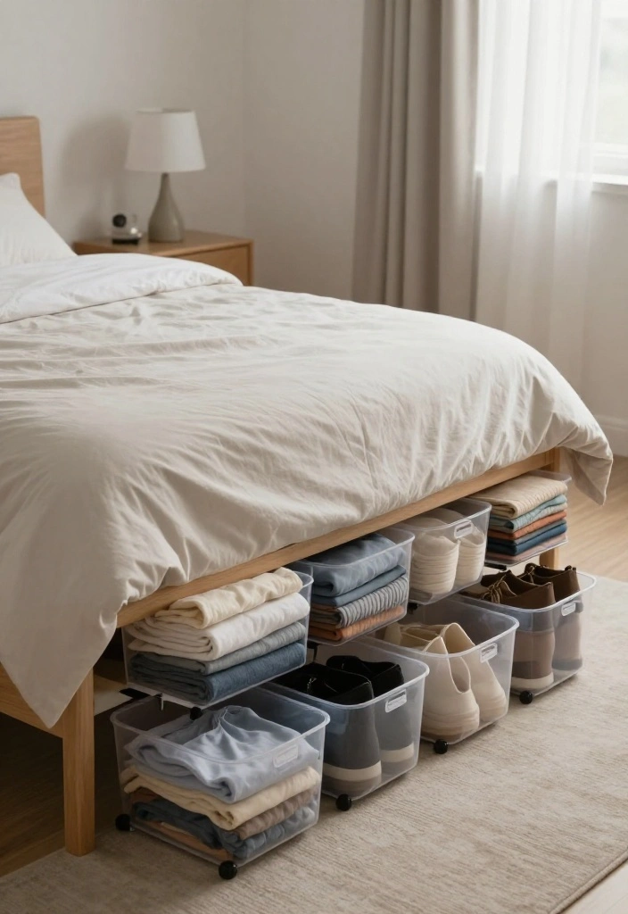 14 Bedroom Organization Ideas for Calm Functional Spaces 1. Under Bed Storage Solutions 0