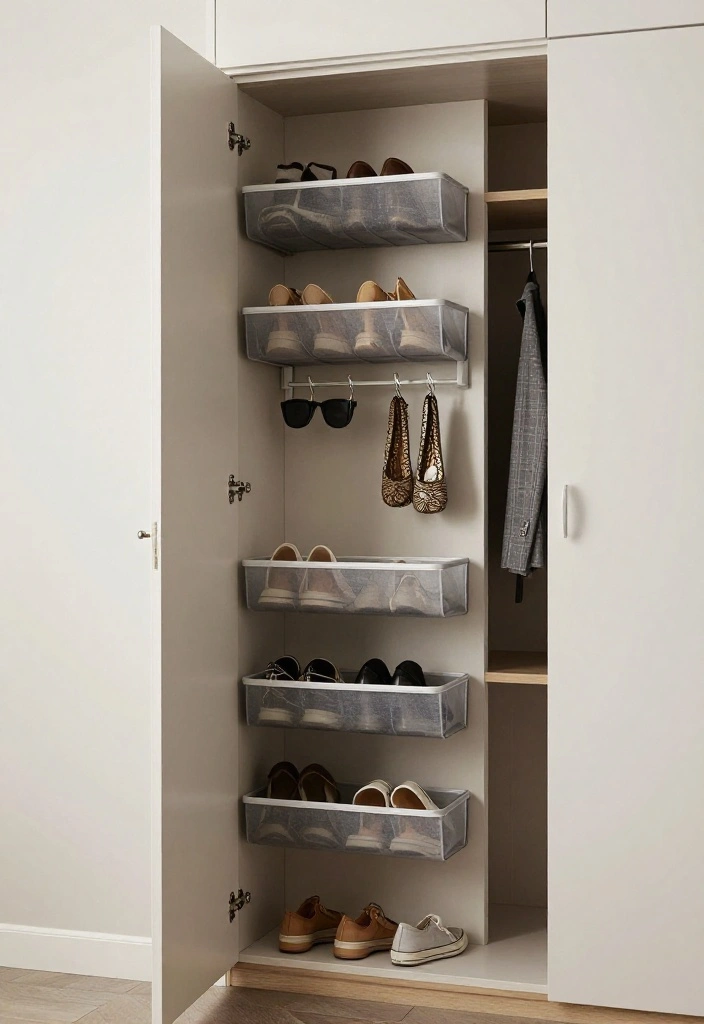 14 Bedroom Organization Ideas for Calm Functional Spaces 10. Maximize Closet Doors 0