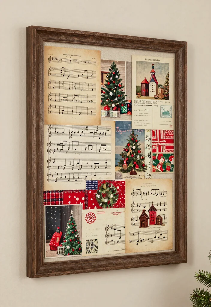 14 Christmas Wall Decor Ideas for Festive Homes 11. Recycled Material Decor 0