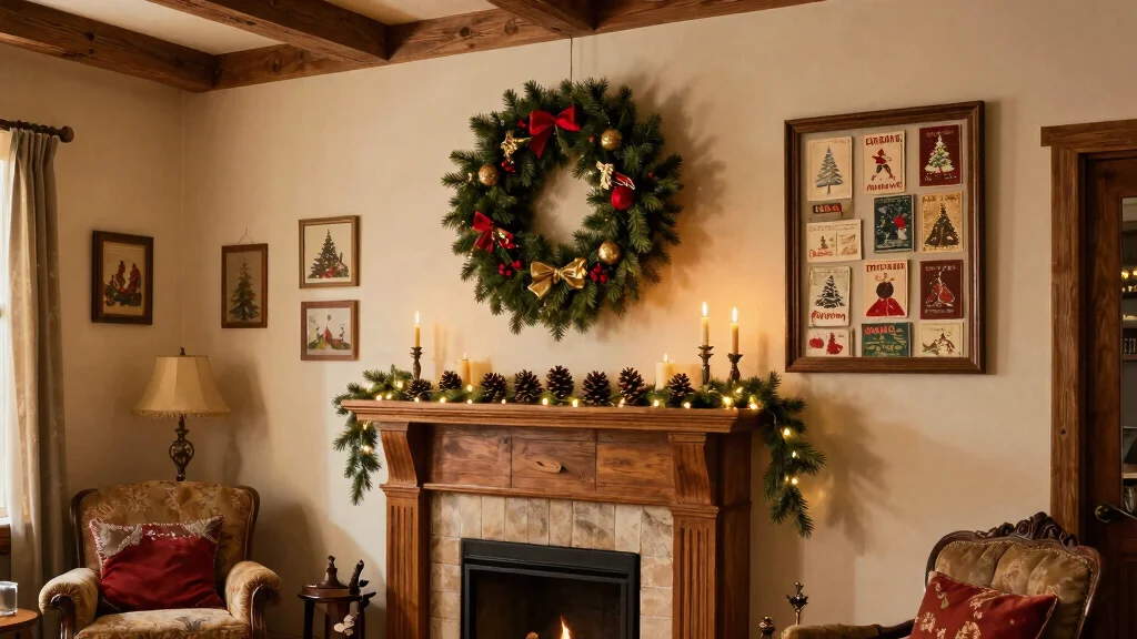 14 Christmas Wall Decor Ideas for Festive Homes
