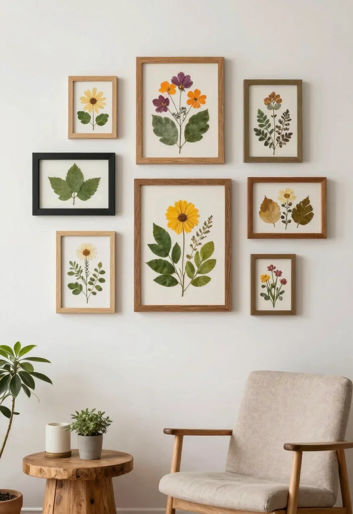 14 DIY Living Room Wall Decor Ideas on a Budget 6. Nature inspired Wall Decor 0