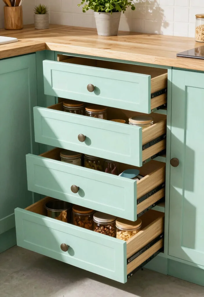 14 Kitchen Cabinet Organization Ideas for Smooth Daily Cooking 37 14 Kitchen Cabinet Organization Ideas for Daily Cooking 7. Upcycle Old Furniture for Storage 0