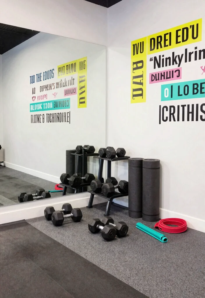 14 L Shaped Basement Layout Ideas for Better Flow 12. Modern Fitness Area 0