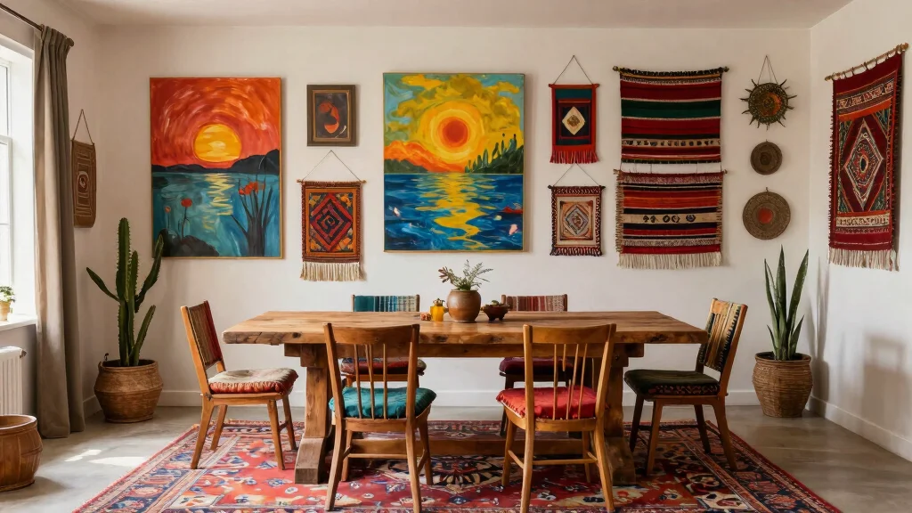 14 Large Dining Room Wall Decor Ideas for Statement Walls