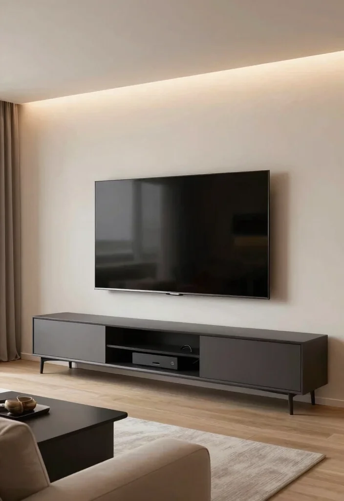 14 Media Wall Decor Ideas for Living Rooms and Lounges 10. Integrated Tech Solutions 0