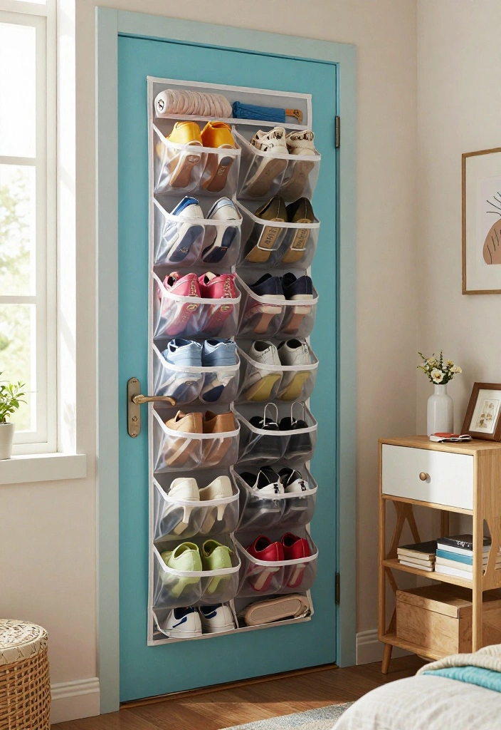 14 Small Bedroom Organization Ideas That Really Work 2 14 Small Bedroom Organization Ideas That Actually Work 2. Over The Door Organizers 0
