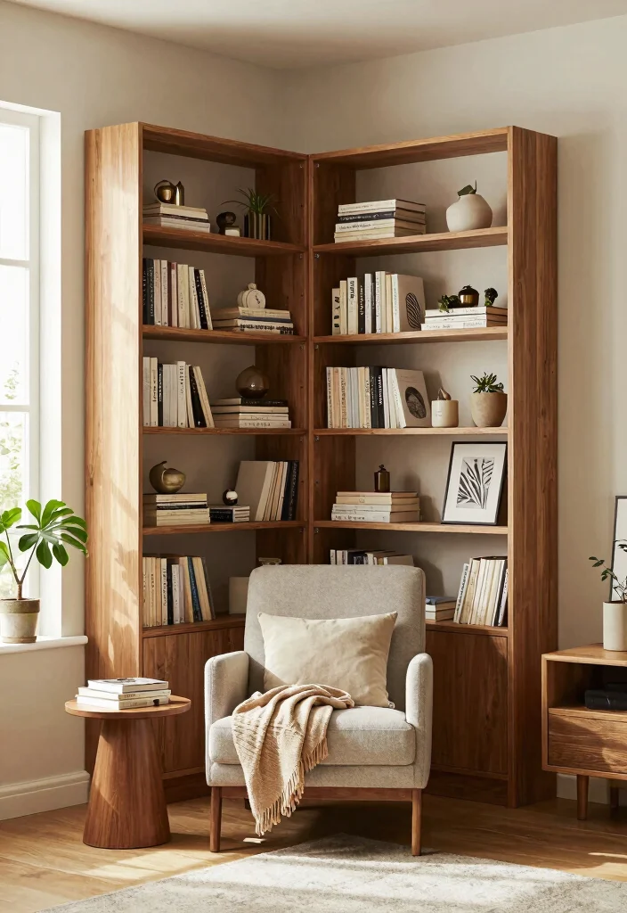 14 Small Space Organization Ideas for Clutter Free Living 11. Utilize Corners Wisely 0