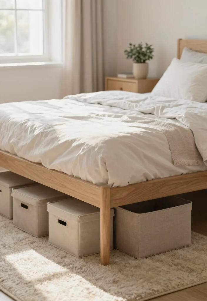 14 Small Space Organization Ideas for Clutter Free Living 3. Under Bed Storage Solutions 0