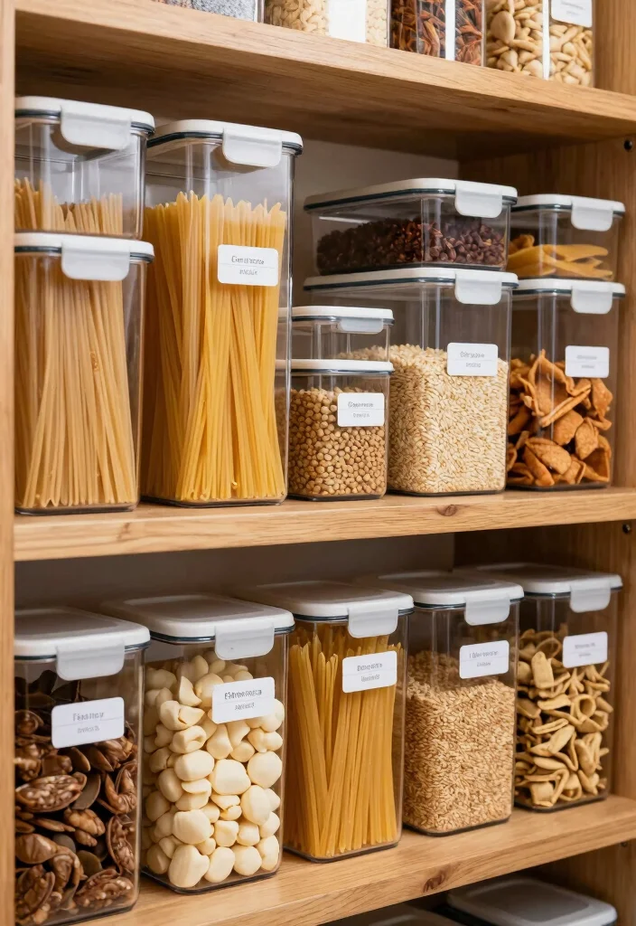 14 Small Space Organization Ideas for Clutter Free Living 9. Clear Storage Containers 0