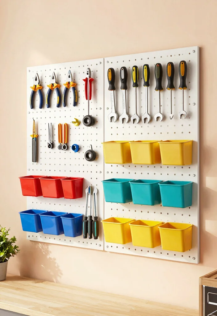 14 Tool Organization Ideas for a Tidy Garage or Workshop 1 14 Tool Organization Ideas for Garages and Workshops 1. Pegboard Wonderland 0