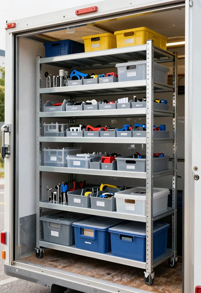 14 Tool Trailer Organization Ideas for Mobile Work 8. Utilize Vertical Storage 0