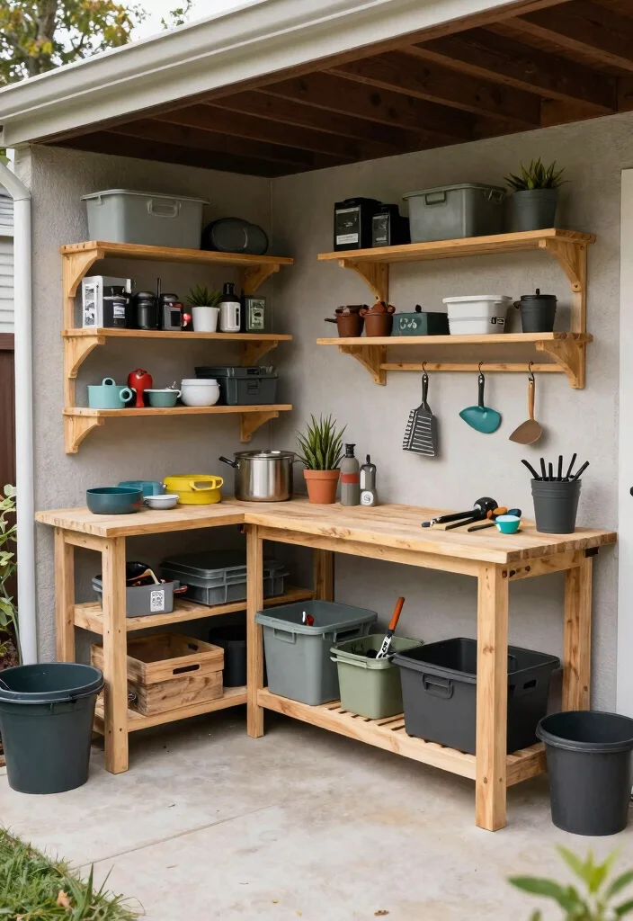 14 Walkout Basement Patio Ideas Under the Deck 63 14 Walkout Basement Patio Ideas Under Decks 13. Multi Functional Utility Space 0