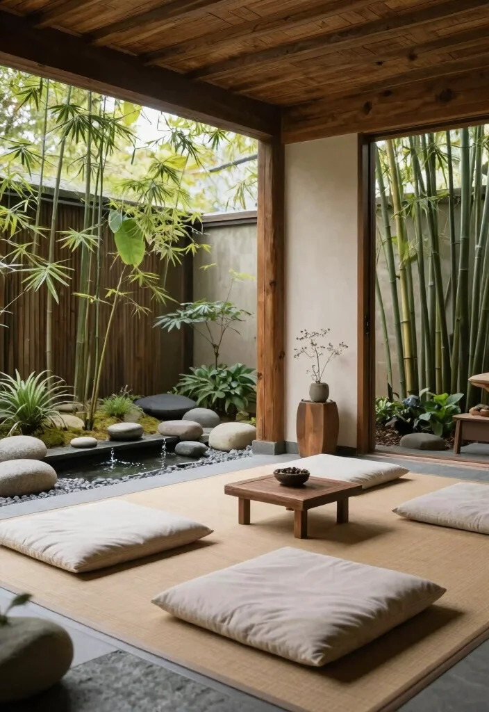 14 Walkout Basement Patio Ideas Under the Deck 15 14 Walkout Basement Patio Ideas Under Decks 5. Zen Meditation Space 0