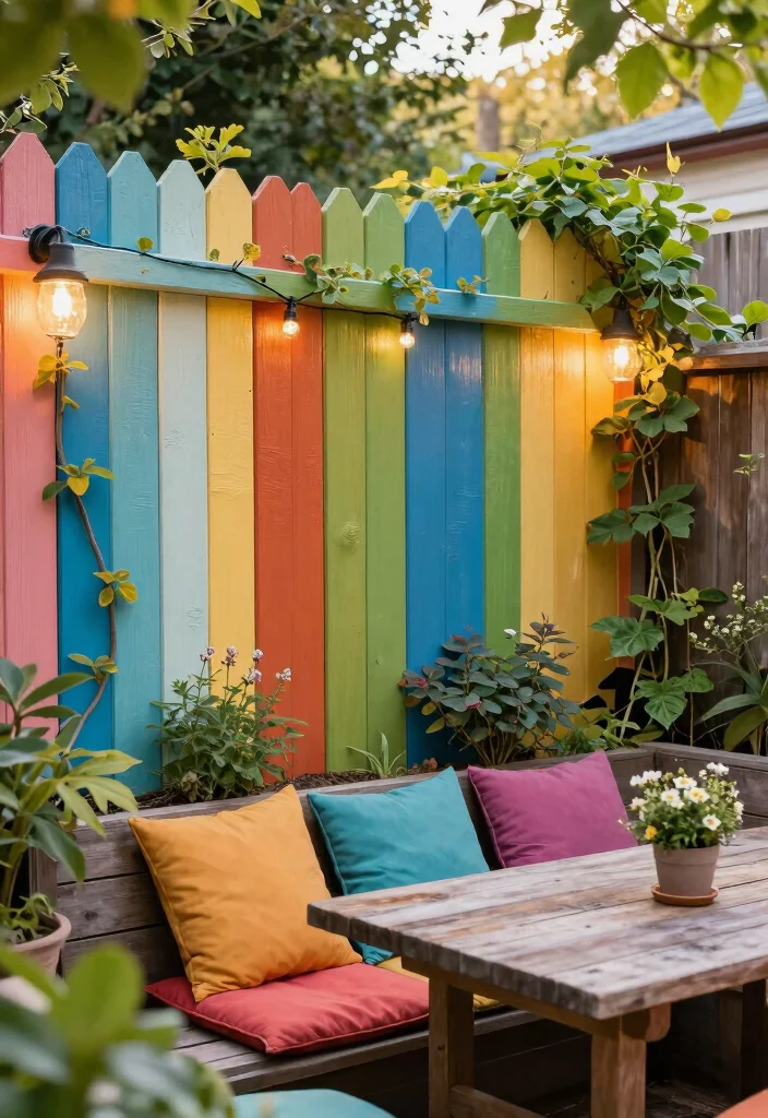 15 Backyard Retaining Wall Ideas That Add Structure and Style 10. Decorative Fence Walls 0