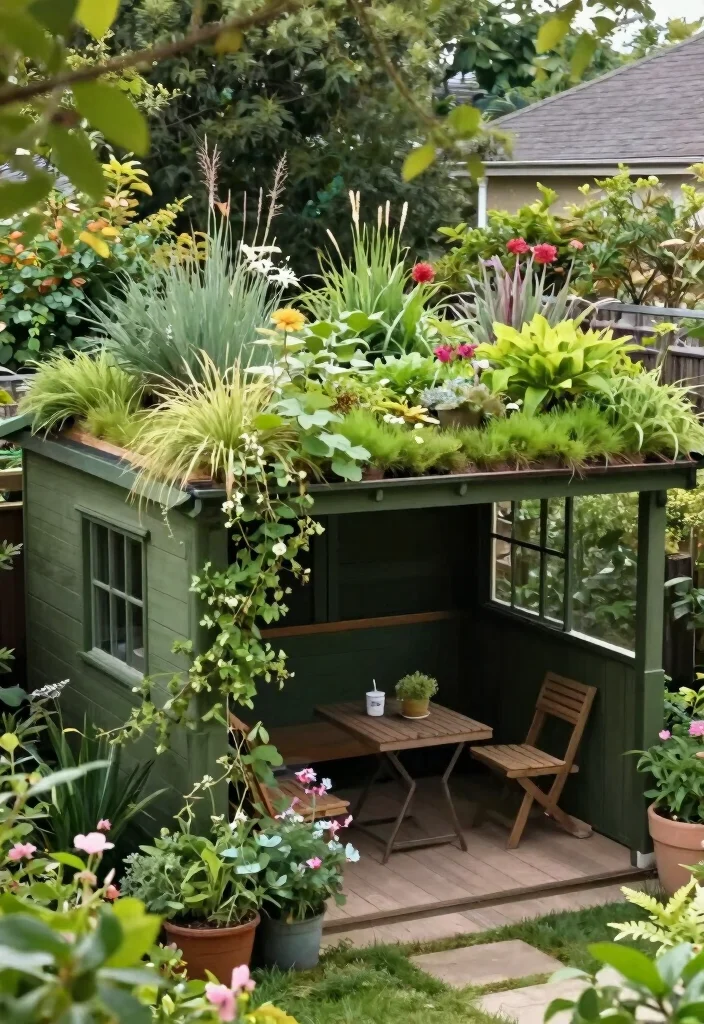 16 Backyard Privacy Ideas to Block Views and Feel Secluded 15. Green Roofs 0