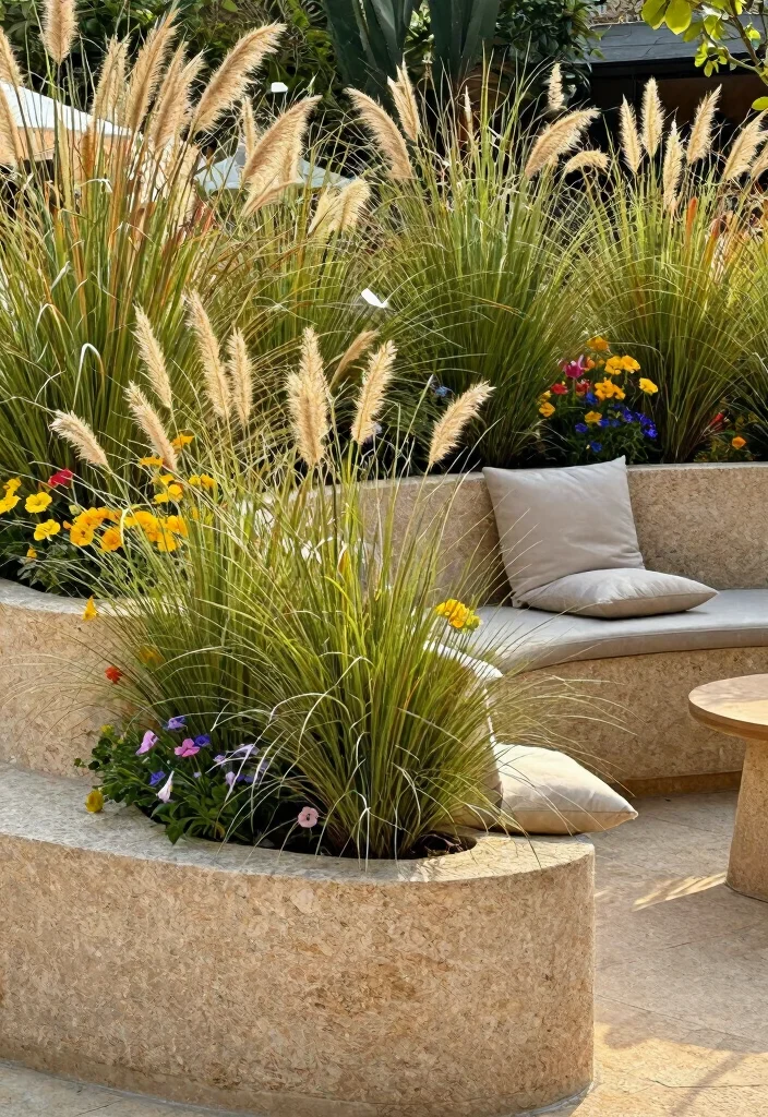 16 Backyard Privacy Ideas to Block Views and Feel Secluded 16. Privacy Stone Planters 0