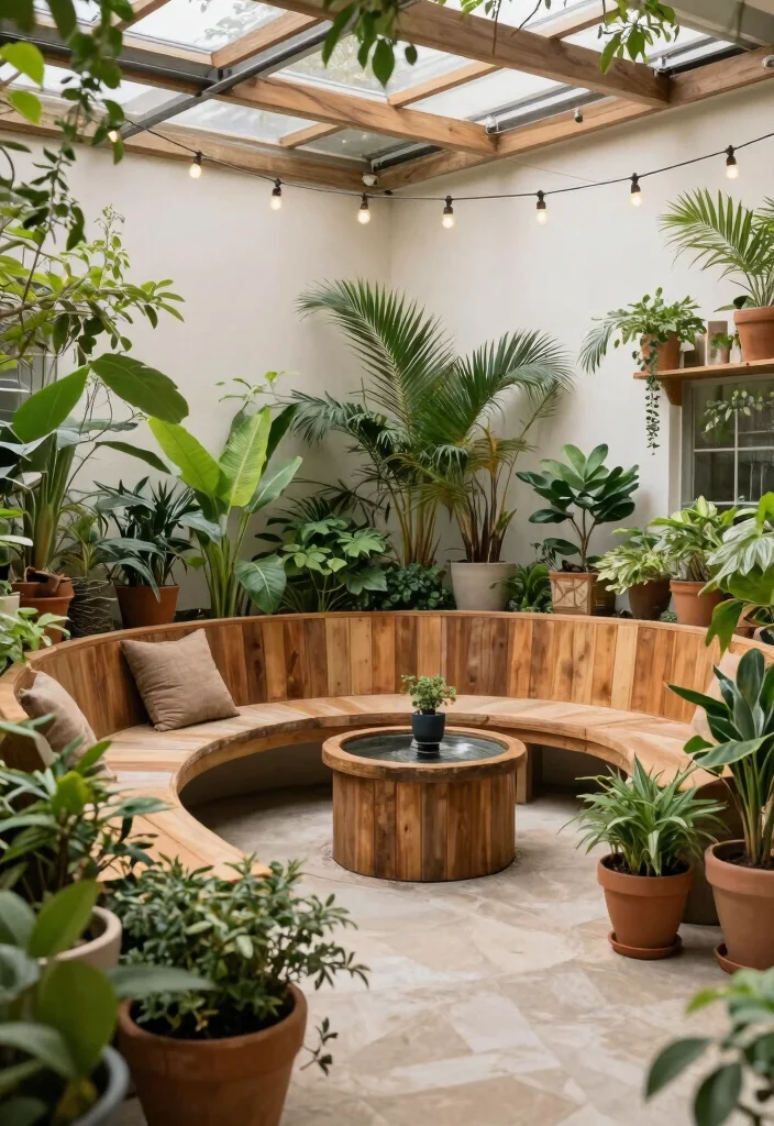 16 Basement Man Cave Ideas for Comfortable Personal Retreats 40 16 Basement Man Cave Ideas for Relaxed Personal Spaces 10. Outdoor Vibe with Indoor Plants 0