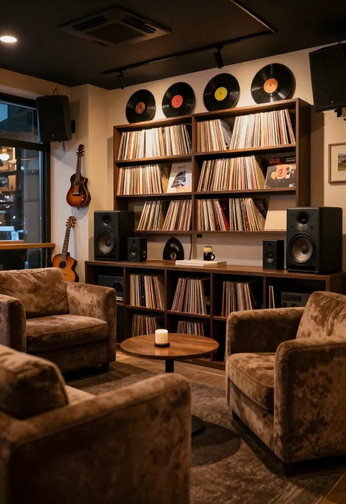 16 Basement Man Cave Ideas for Comfortable Personal Retreats 41 16 Basement Man Cave Ideas for Relaxed Personal Spaces 11. Music Lounge for Audiophiles 0