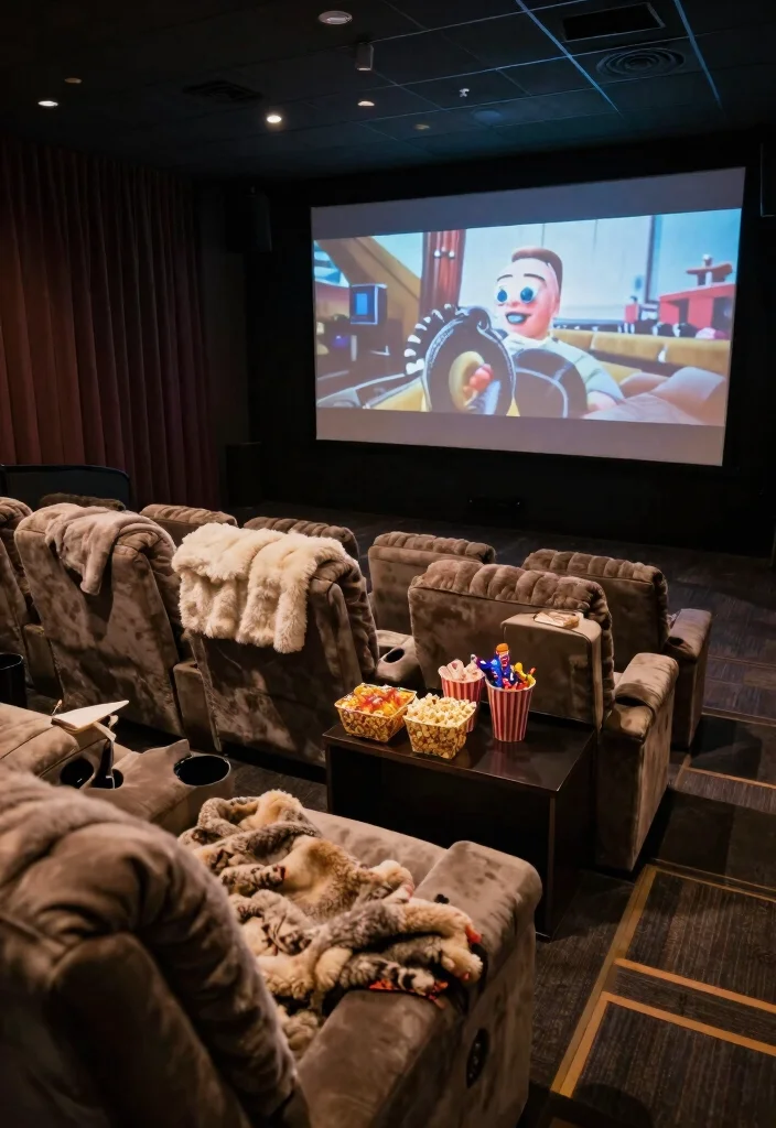 16 Basement Man Cave Ideas for Comfortable Personal Retreats 2 16 Basement Man Cave Ideas for Relaxed Personal Spaces 2. Cozy Movie Theatre Vibes 0
