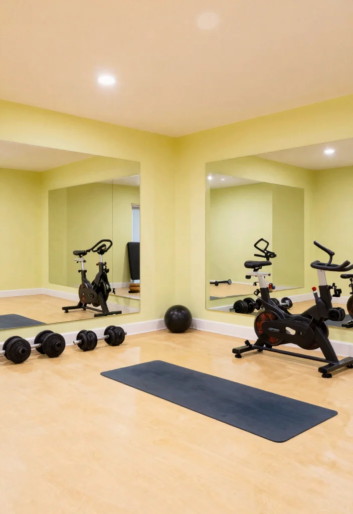 16 Low Ceiling Basement Renovation Ideas That Actually Work 10. Create a Home Gym 0