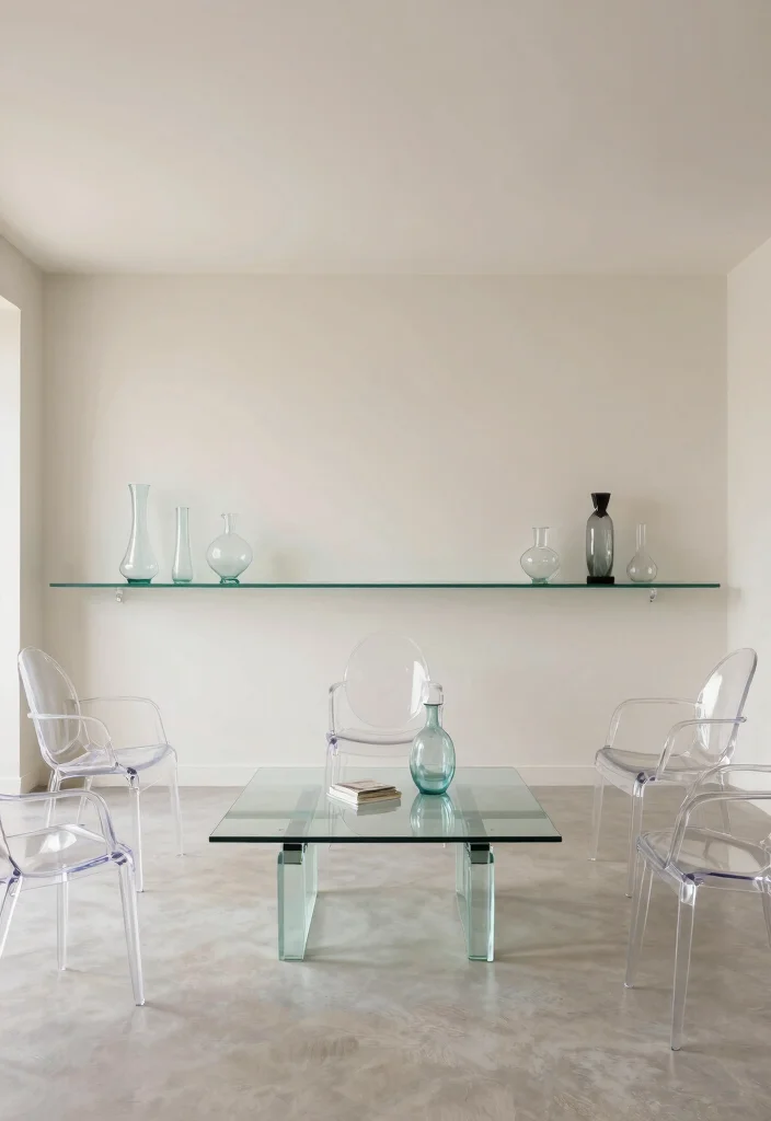 16 Low Ceiling Basement Renovation Ideas That Actually Work 13. Use Glass and Acrylic Accents 0