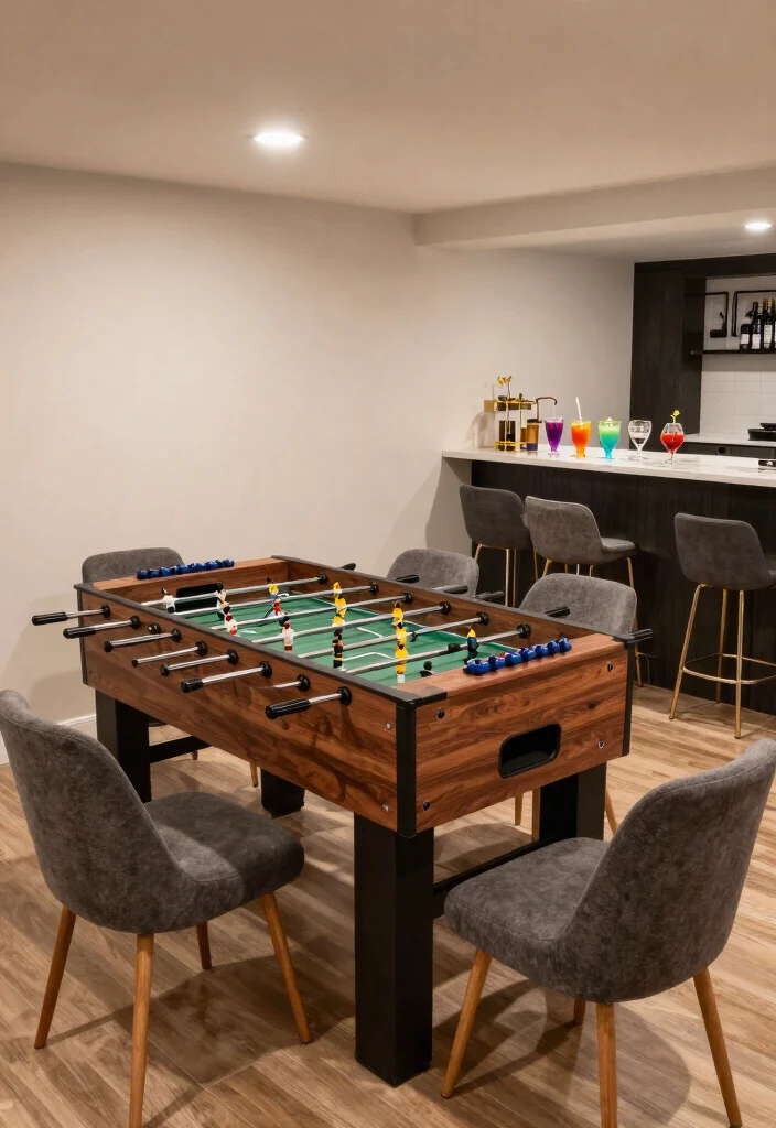 16 Open Basement Ideas That Feel Bright and Spacious 14. Fun Game and Entertainment Zones 0